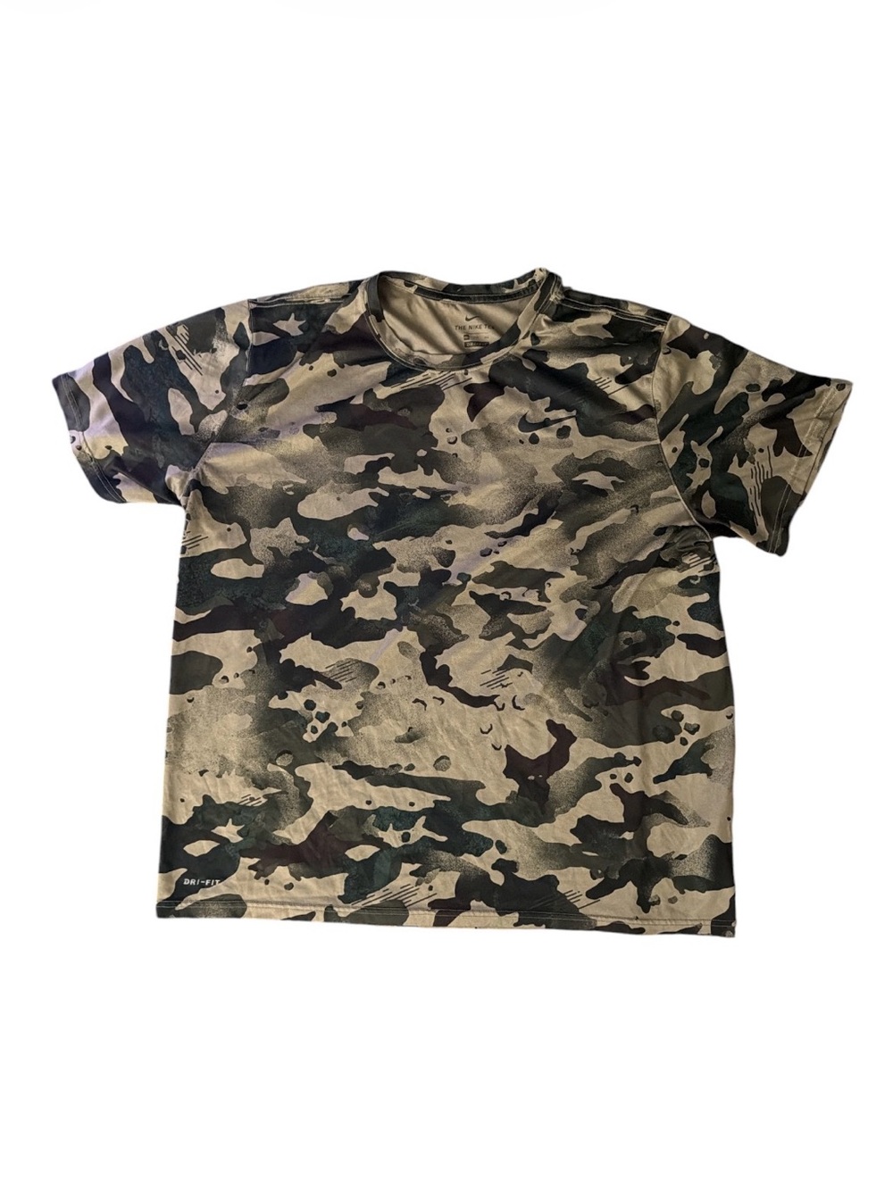 Nike Dri-FIT Camo Training Shirt Men’s XXL Camouflage Athletic Gym Performance T